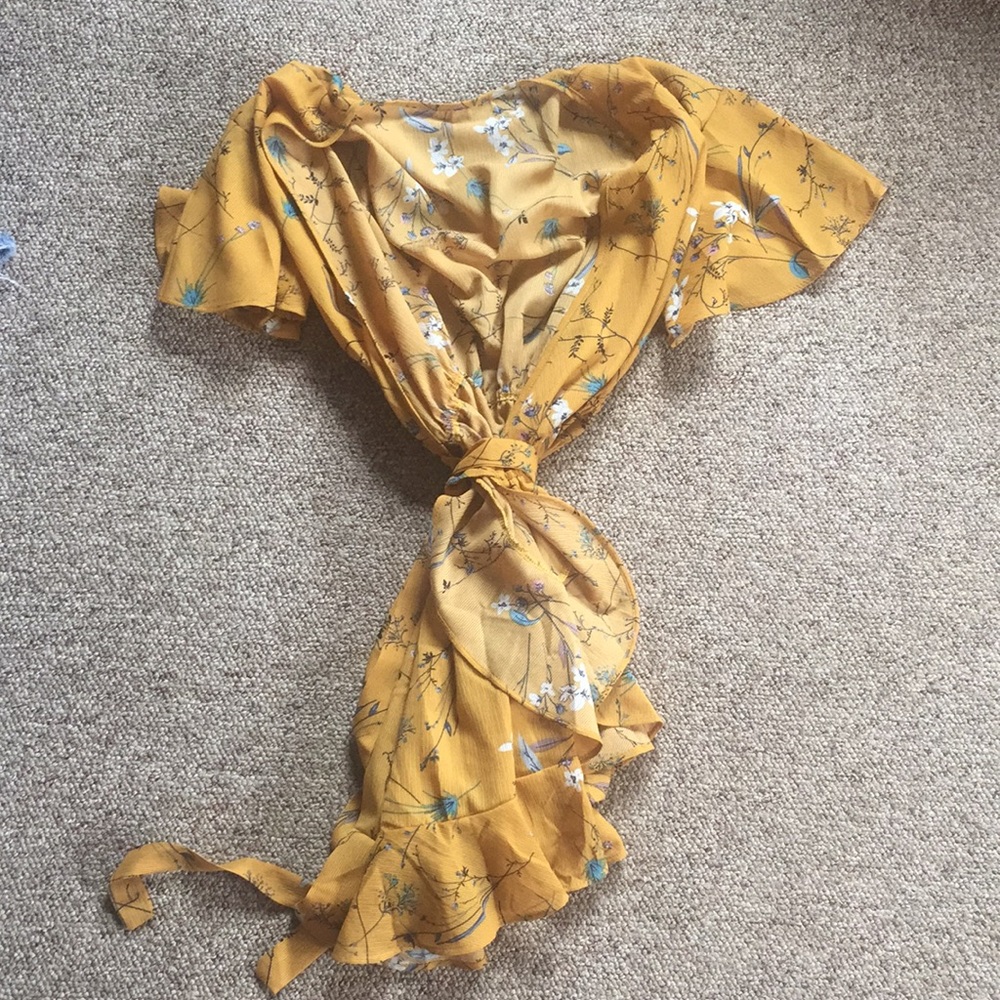 Yellow summer dress